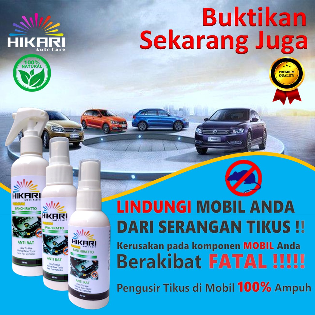 Cairan Obat Pengusir Tikus Kap mesin Mobil Rumah Kantor Paling Ampuh / Anti Rat Repellent Spray