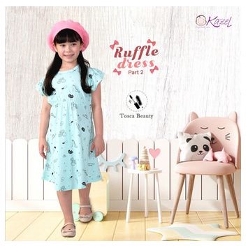 KAZEL RUFFLE DREES [ TOSCA BEAUTY ]