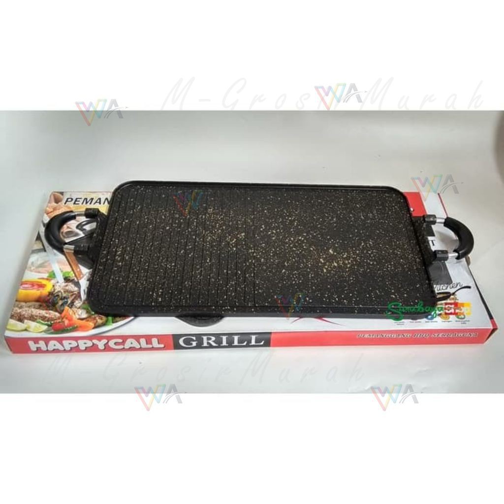 ➡ Happycall Grill Alat Pemanggang Ikan Sate Multi Grill Pan Happy Call