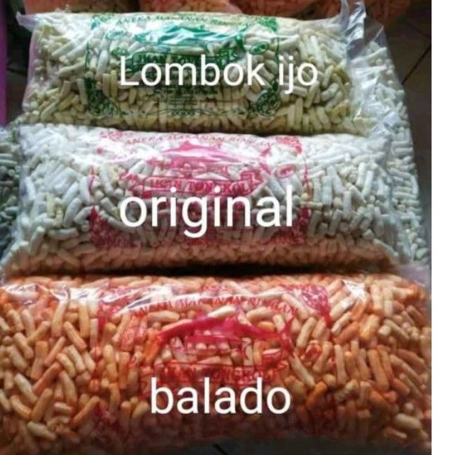 

pilus ikan tongkol original, balado, Lombok ijo