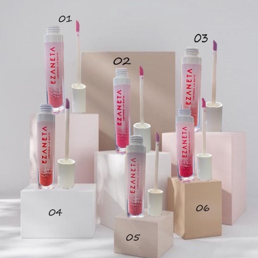 LIPSTIK LIPCREAM LIP MATTE EZANETA LIPSTIK MURAH LIPSTIK MATTE LIPSTIK WATER PROOF LIPSTIK KOREA LIP