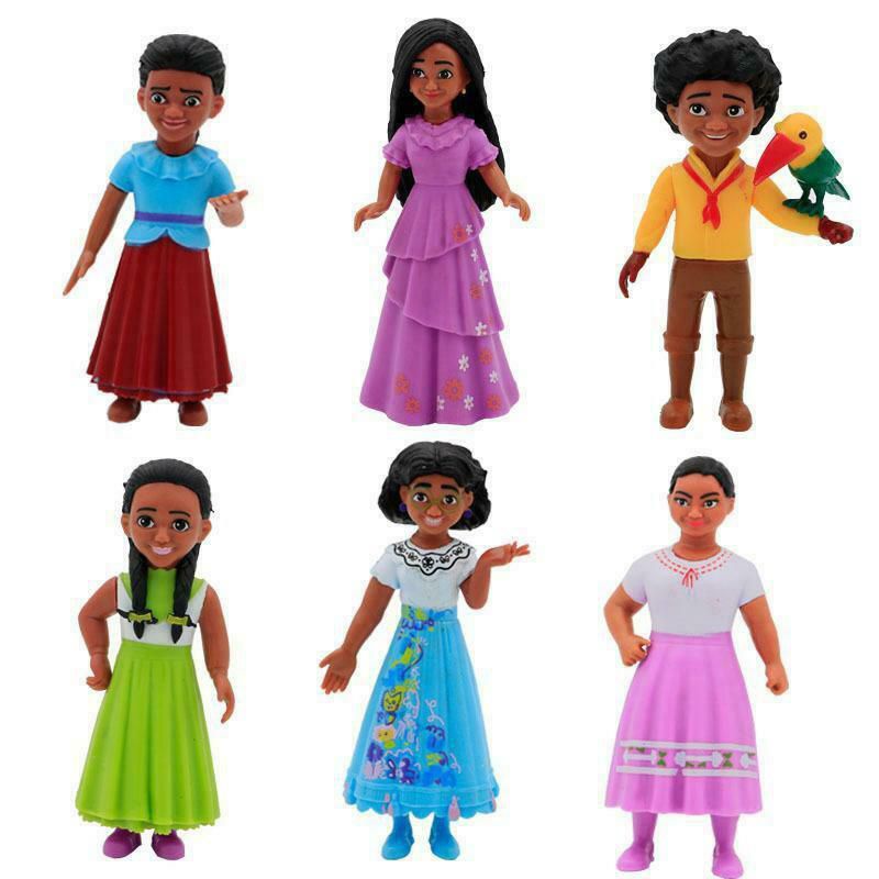 7pcs / Set Mainan Action Figure Karakter Keluarga Madrigal Encanto Mirabel Dengan Kotak Untuk Anak Laki-Laki Dan Perempuan