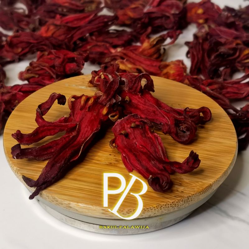 TEH BUNGA ROSELLA MERAH UNGU TEH ROSELA KERING ROSELA TEA HERB TISANE