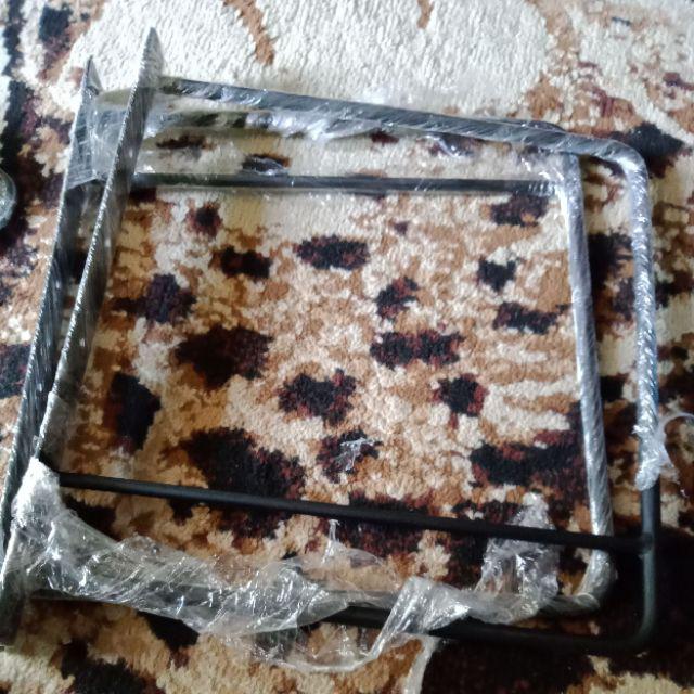 Braket Ambalan Kayu Tingkat 2