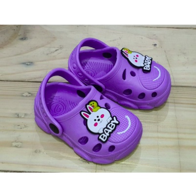 DX-355E-KLC Sandal Baim Anak Perempuan Motif Kelinci Lucu Merek Dulux Size 20-25