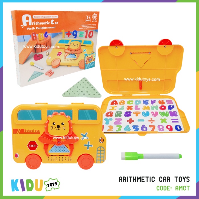 Mainan Anak Arithmetic Car Toys Kidu Toys