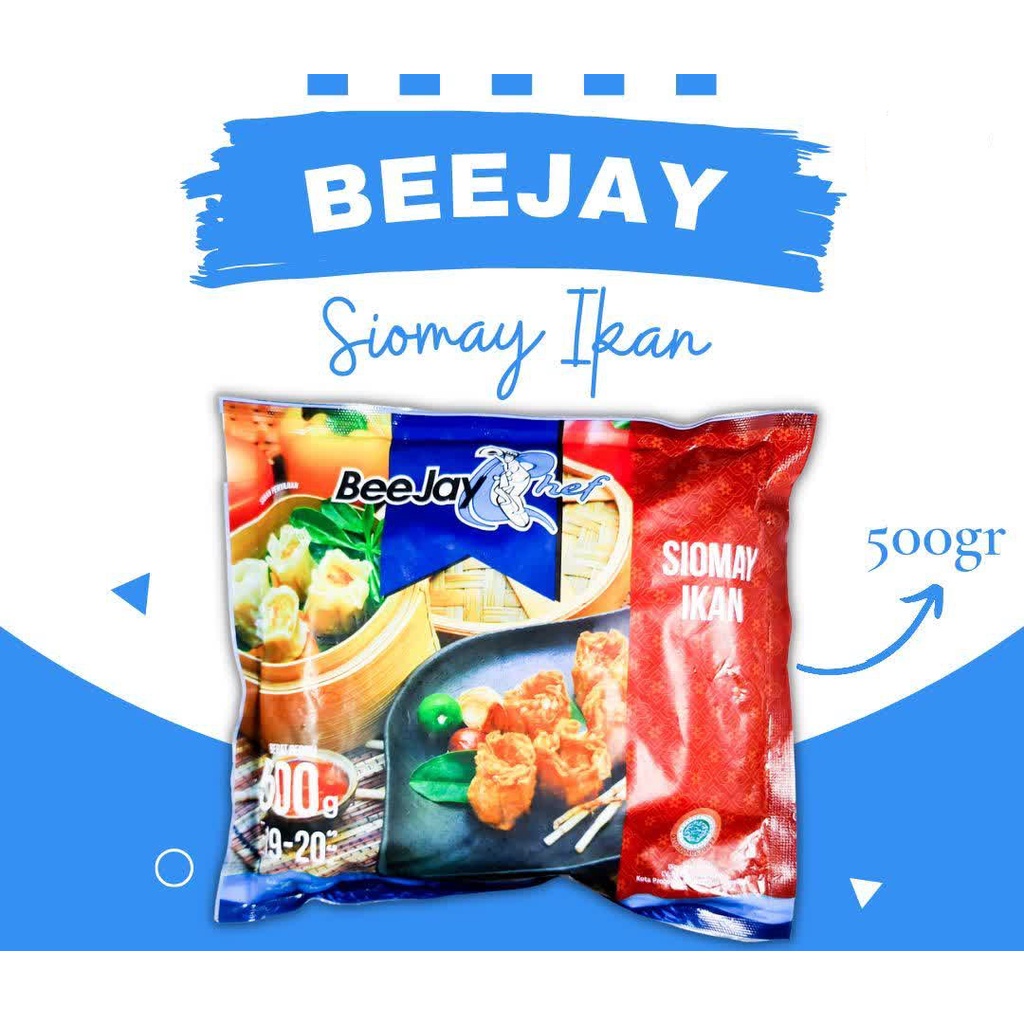 

ADDRIELLA - BEEJAYCHEF SIOMAY IKAN 500gr | BEEJAYCHEF/FROZENFOOD/FROZENFOOD MURAH