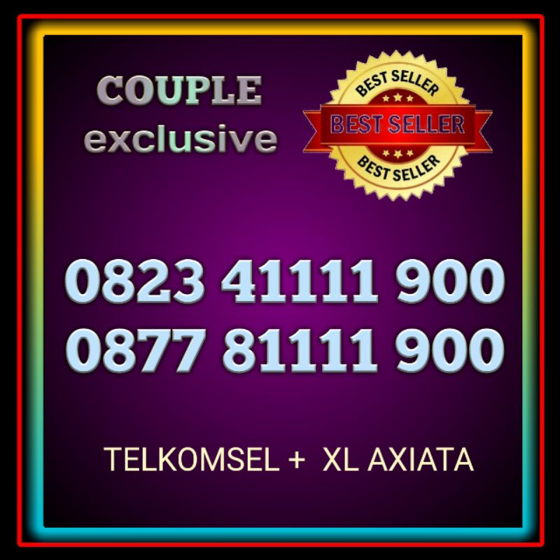 Perdana prabayar special 1111 couple exclusive berkualitas limited edition