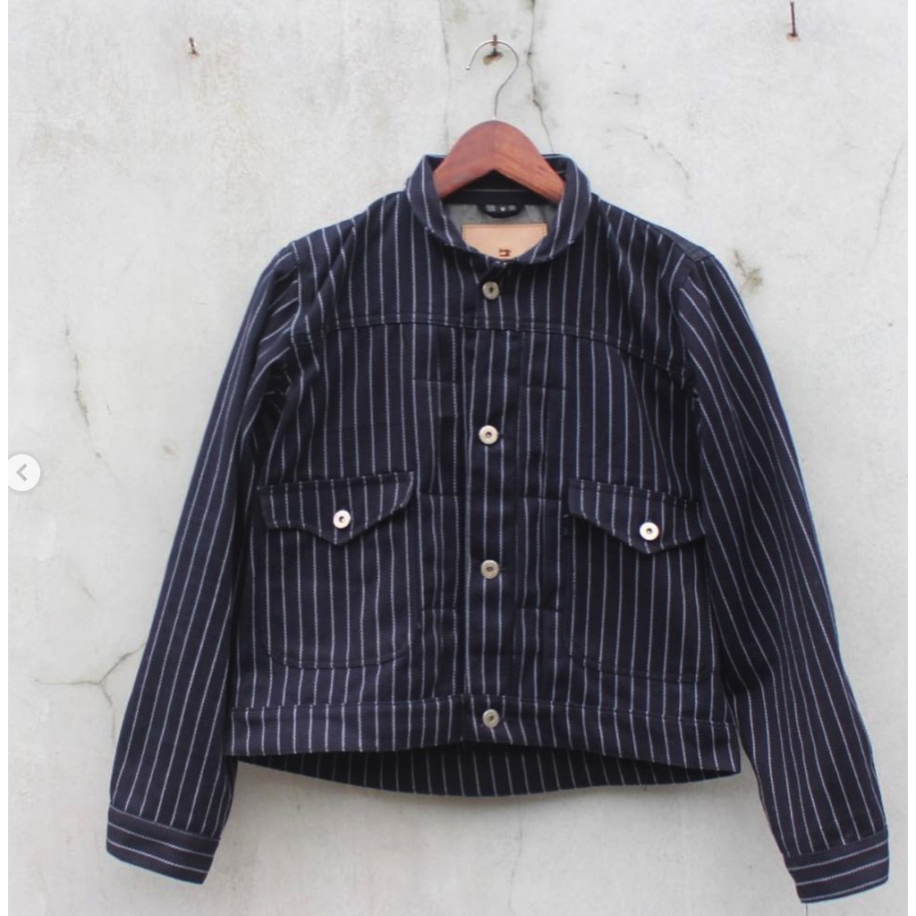 jaket hickory dan WABASH denim japan style ( fashion motorcycle chopper japstyle vintage )