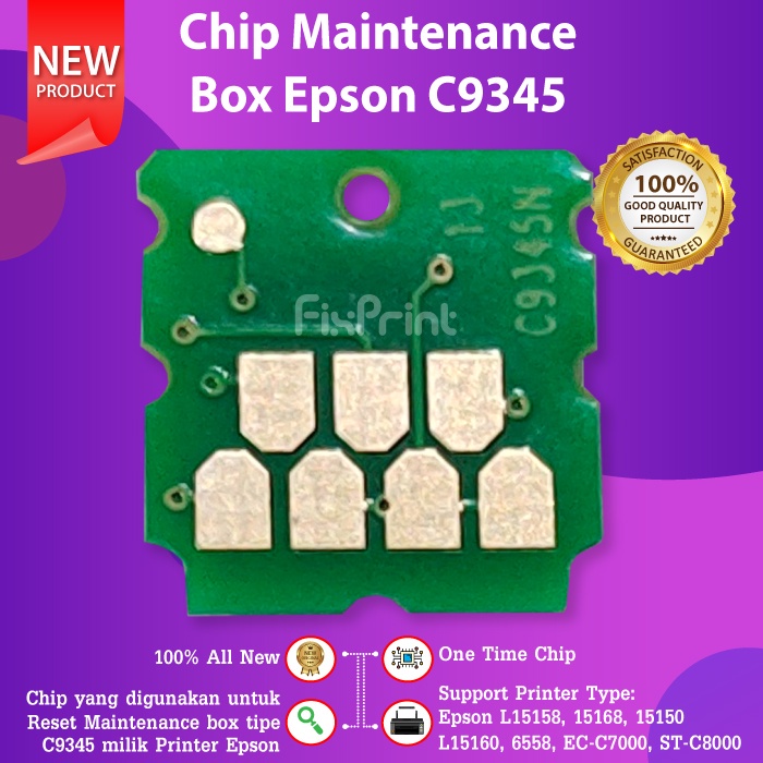 Chip Reset Maintenance Box C9345 C12C934591 PXMB9 Printer L15150 L15160 L15180 M15140 L6550 L6580