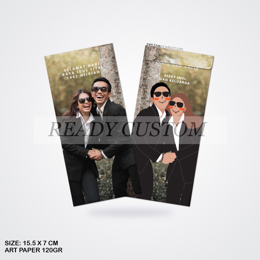 

Amplop Custom Lebaran Idul Fitri 2021 Art Paper 120gr
