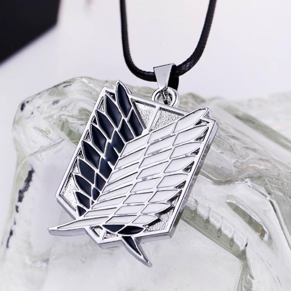 Anime Shingeki No Kyojin Metal Necklace Pendant Scouting Legion