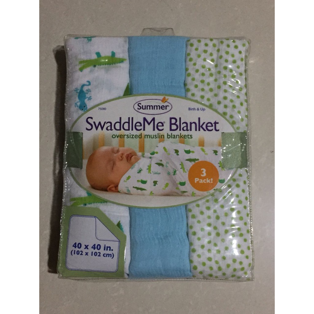 Bedong Bayi SwaddleME  MUSLIN Summer Infant