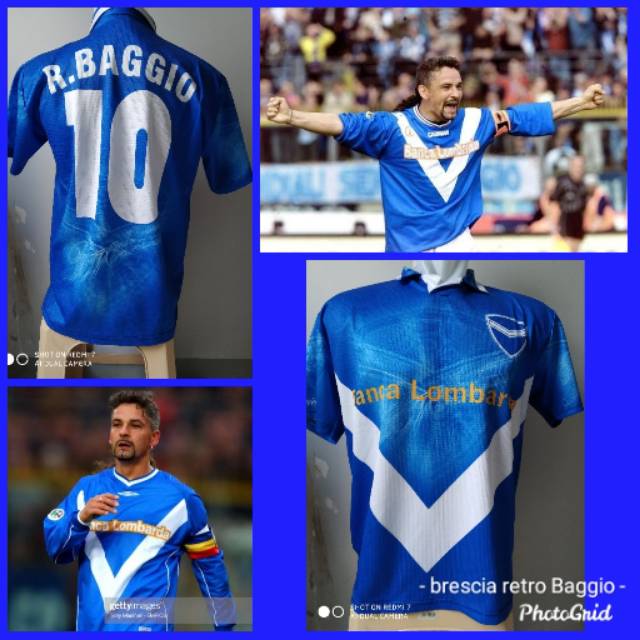 JERSEY BRESCIA RETRO BAGGIO 10