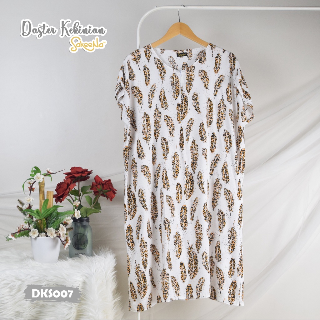 SAKEENA Daster Motif Kekinian Busui Jumbo Rayon Premium