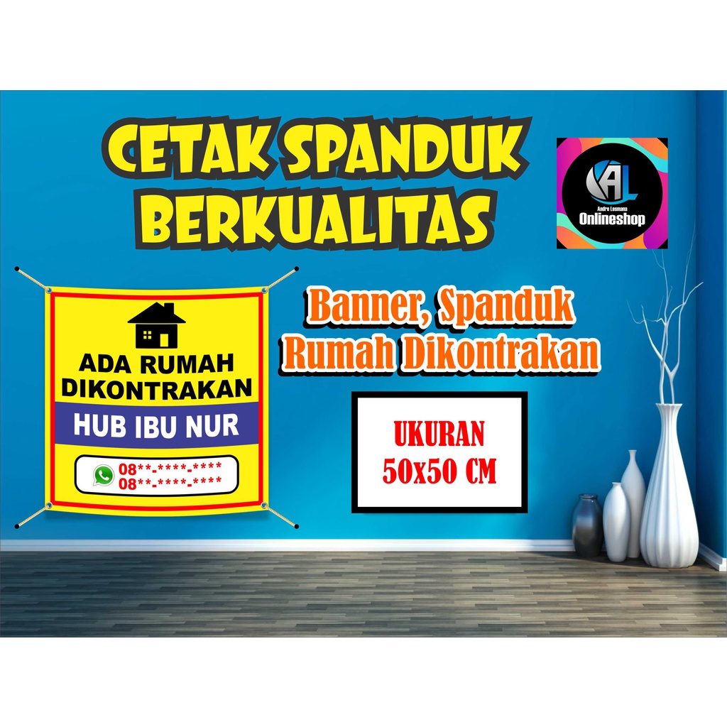 Jual Spanduk, Banner Jual Rumah, Kontrakan B | Shopee Indonesia