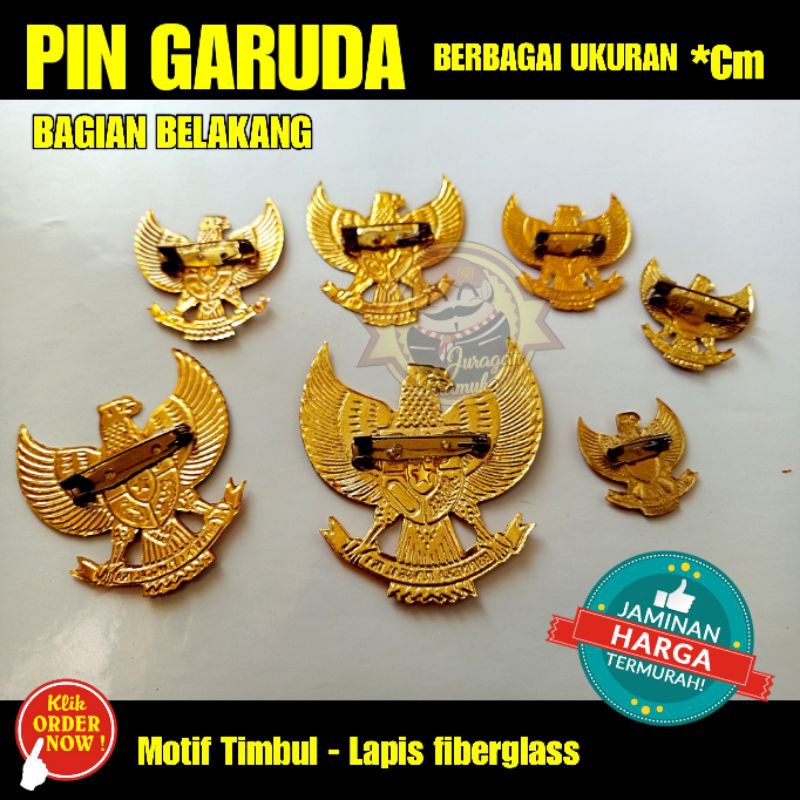 PIN GARUDA BERBAGAI UKURAN  (2,5) (3) (3,5) (4) (4,5) (5) (6)