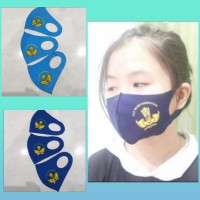 Masker Kain SCUBA Anak SMP SMA Anti Debu Bakteri Virus/Masker Motor