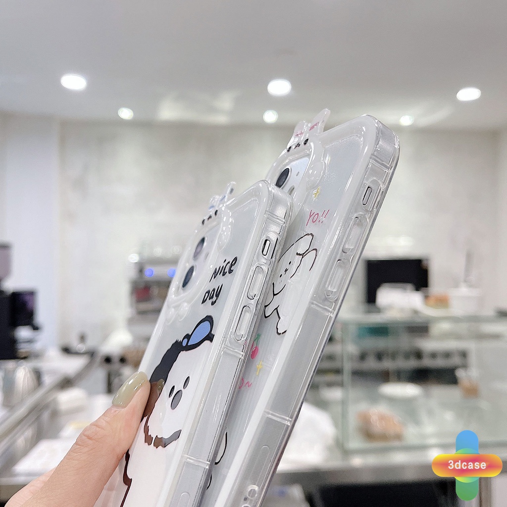 Case Motif Kartun Anak Anjing Untuk IPhone 11 12 13 14 PRO MAX 6 7 6S 8 Plus X XR XS MAX 11 12 13 mini Se 2020 6SP 7P 6P 8P XSMAX