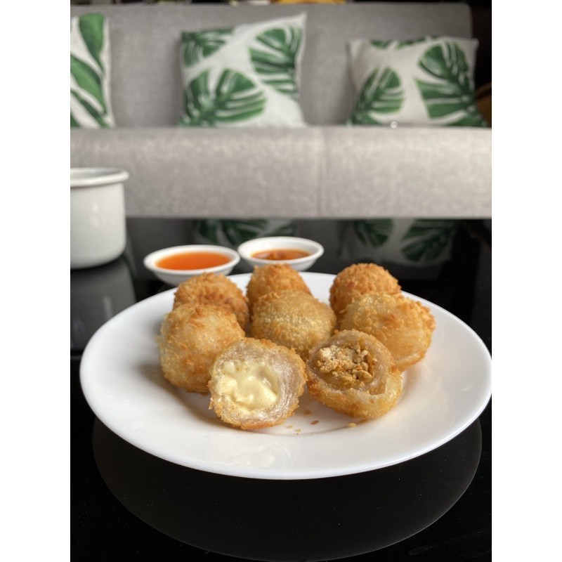 CILOK GORENG CRISPY - Keju Lumer dan Ayam Pedas (2 jenis sambal) Jajanan Cemilan Bandung + BASO ACI