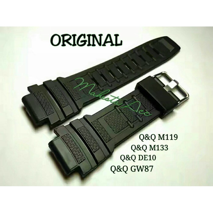 Rubber Strap Tali Jam Tangan Q&Q GW87/Q&Q-GW87/Q&Q GW 87