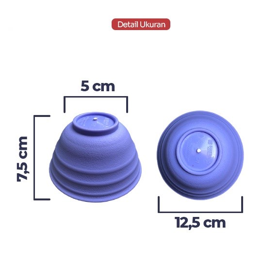 Mangkok Glazur Stone 12CM TEBAL - SUISTAR PLASTIC