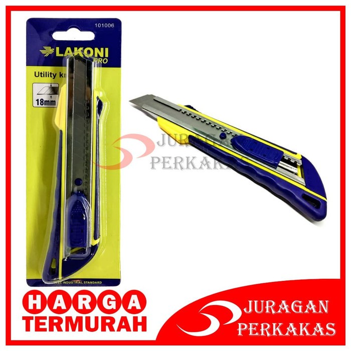 

LAKONI PRO PISAU CUTTER BESAR ALAT PEMOTONG KERTAS KATER CUTER 101006