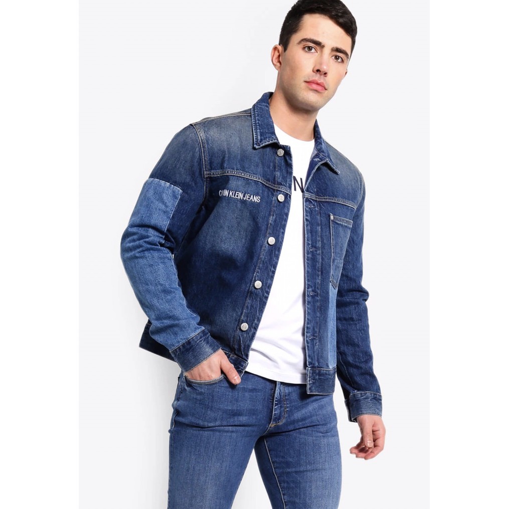 calvin klein trucker denim jacket
