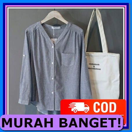 Atasan Korea / Youra Blouse / Korea Style / Terlaris / Terkini Vz SE897 [Momon Black Ro] Blouse Wani