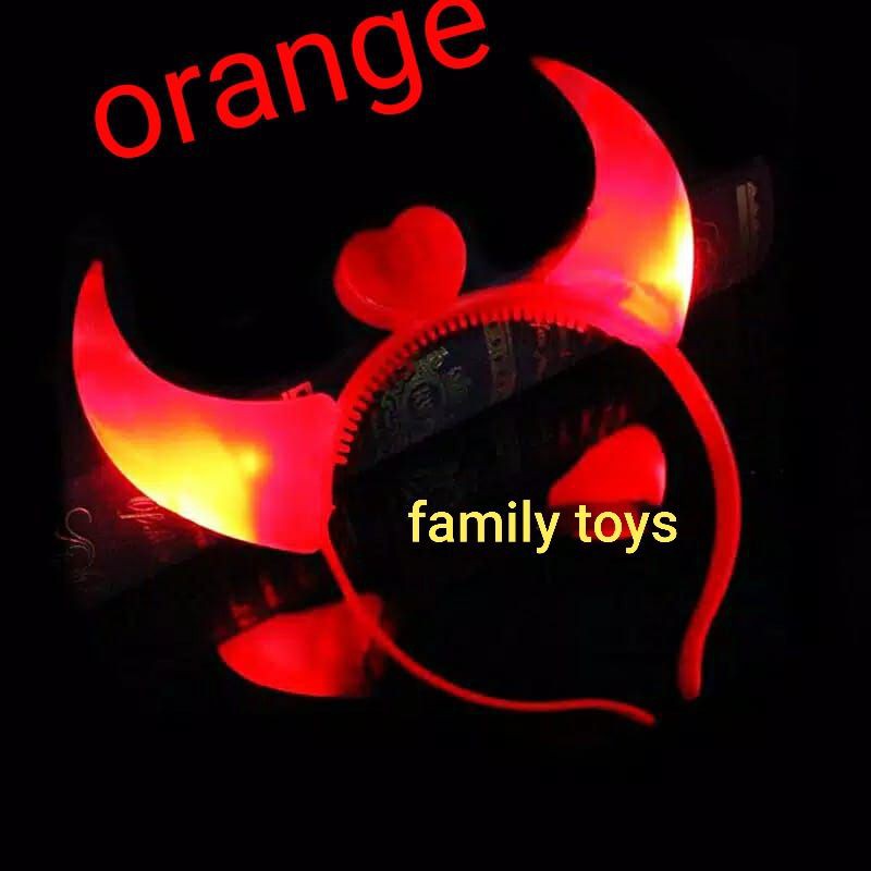 family games Bando led lampu tanduk devil party tahun baru natal ulang tahun anak dewasa