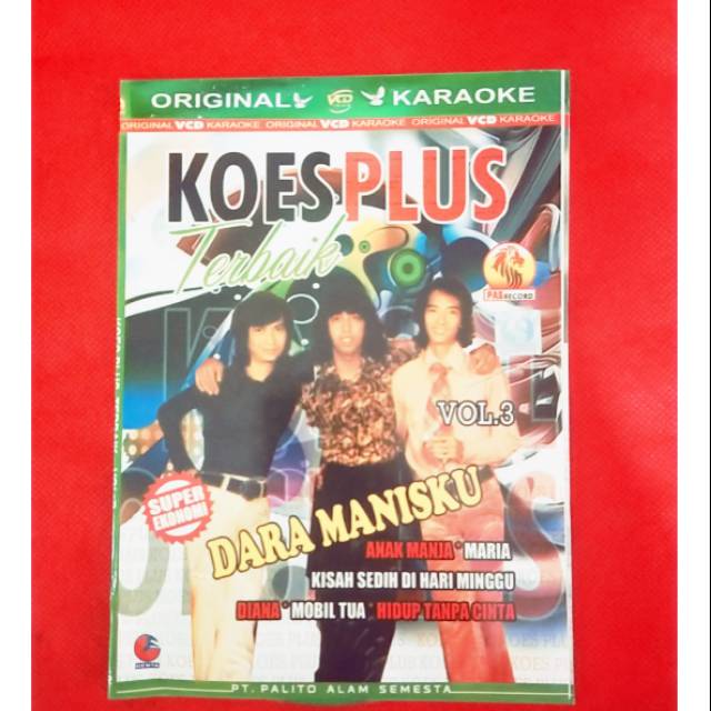 KASET VCD VIDEO ASLI ORIGINAL LAGU KOES PLUS BISA KARAOKE
