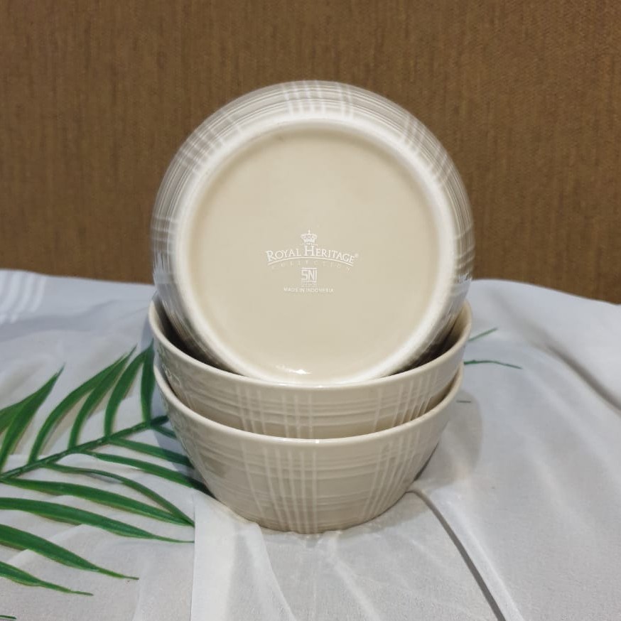 Mangkok Royal Heritage Tartan - Mangkok / Mangkuk ( Mangkok Keramik / Mangkuk Keramik )