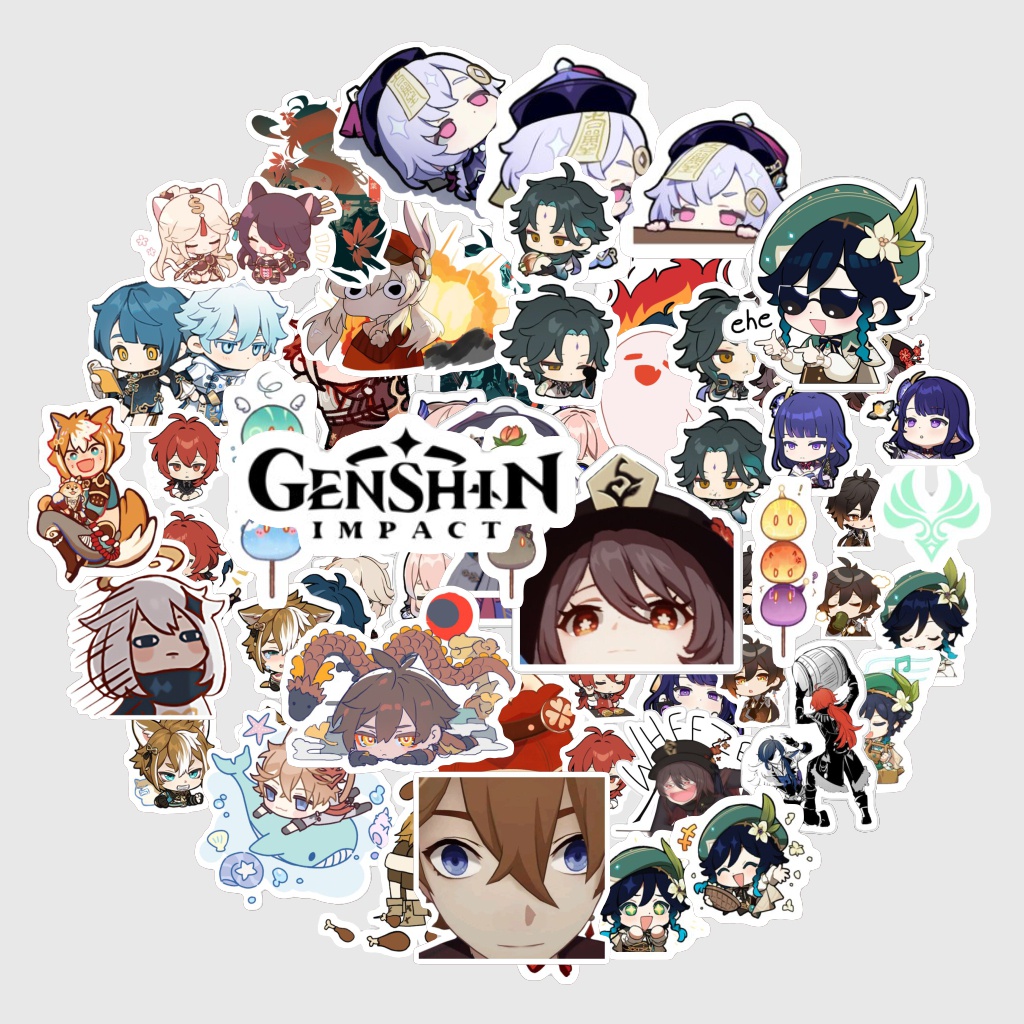 

Sticker Tempel "Sticker Pack Genshin Impact 40Pcs