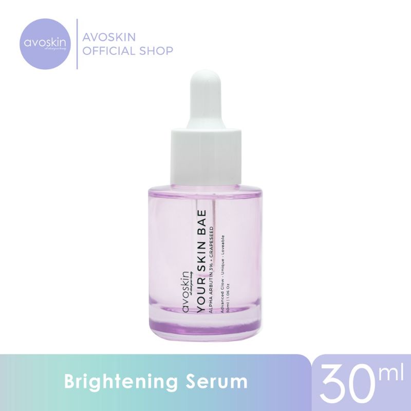 [PROMO 7.7] Avoskin Your Skin Bae Alpha Arbutin 3% + Grapeseed - 30ml - Serum Pencerah Wajah