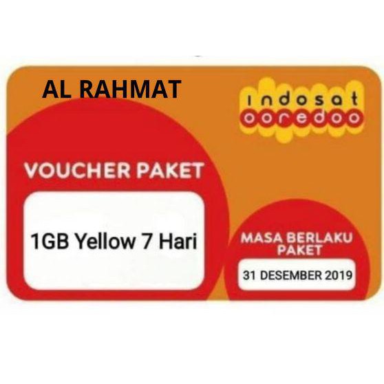 FO VOUCHER INDOSAT 1GB YELLOW 7HR