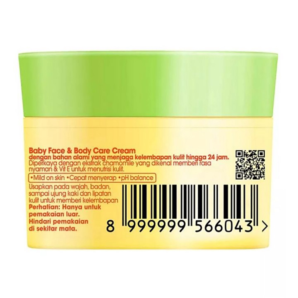 Bisa COD Zwitsal Baby Cream Face &amp; Body Care Cream - Cream Wajah dan Tubuh Bayi 50g