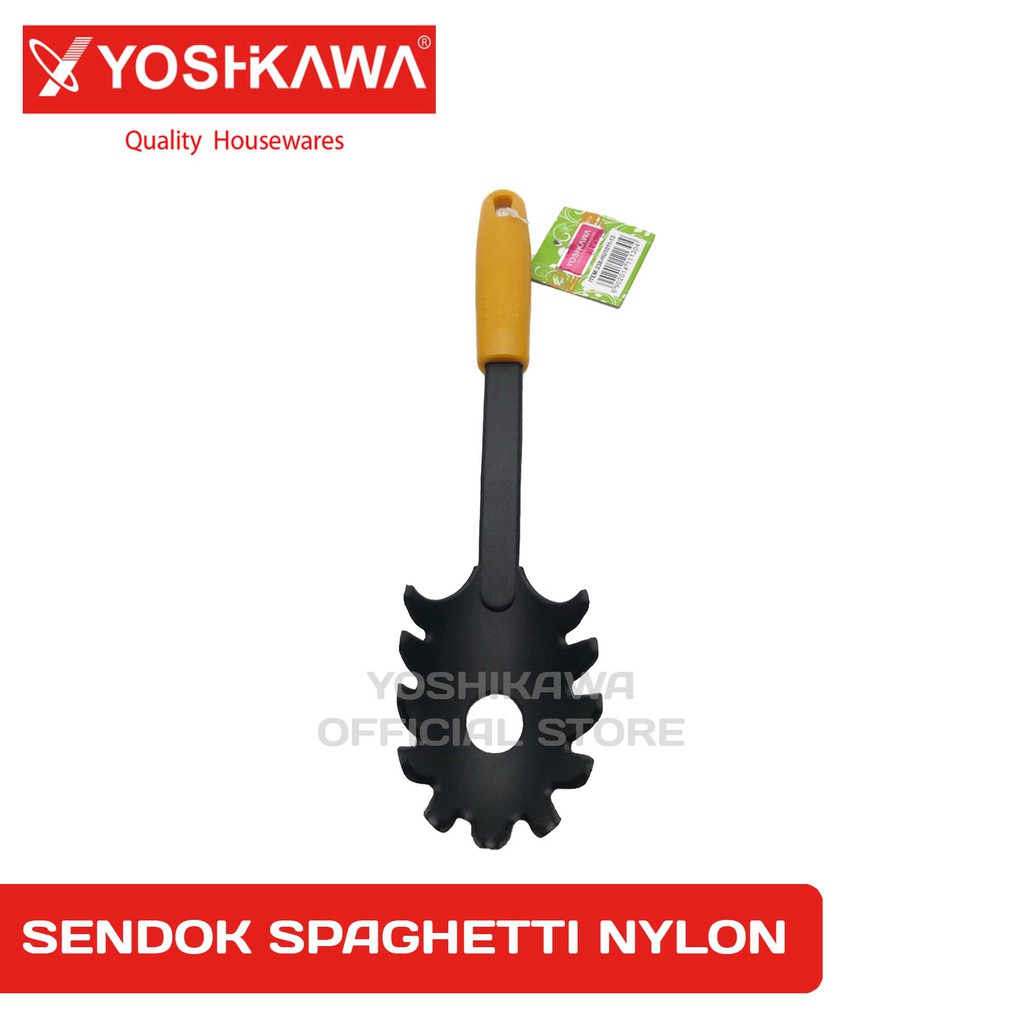 

YOSHIKAWA Sendok Mie / Spageti Nylon Spaghetti Spoon EVL-238-HU1011-13-HITAM