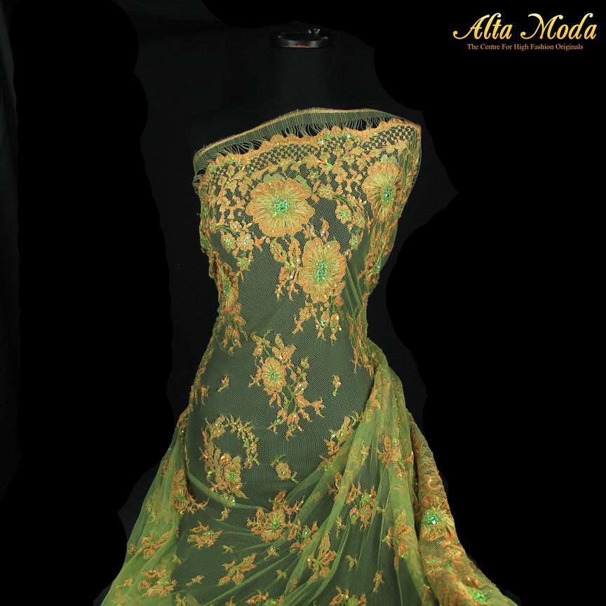 

Alta Moda Tile Bordir Prada Kuning Kehijauan (1Pcs)