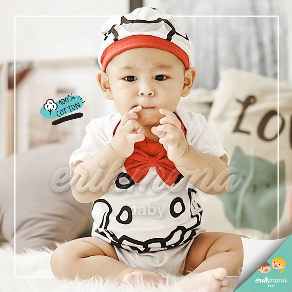 ✔️ baju bayi jumper bayi ✔️ model karakter chef koki ✔️