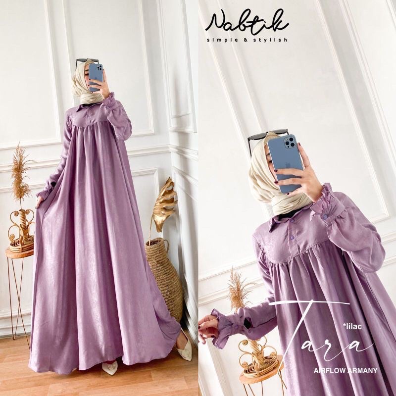 PGMT - TERMURAH TARA DRESS GAMIS CRINKLE AIRFLOW