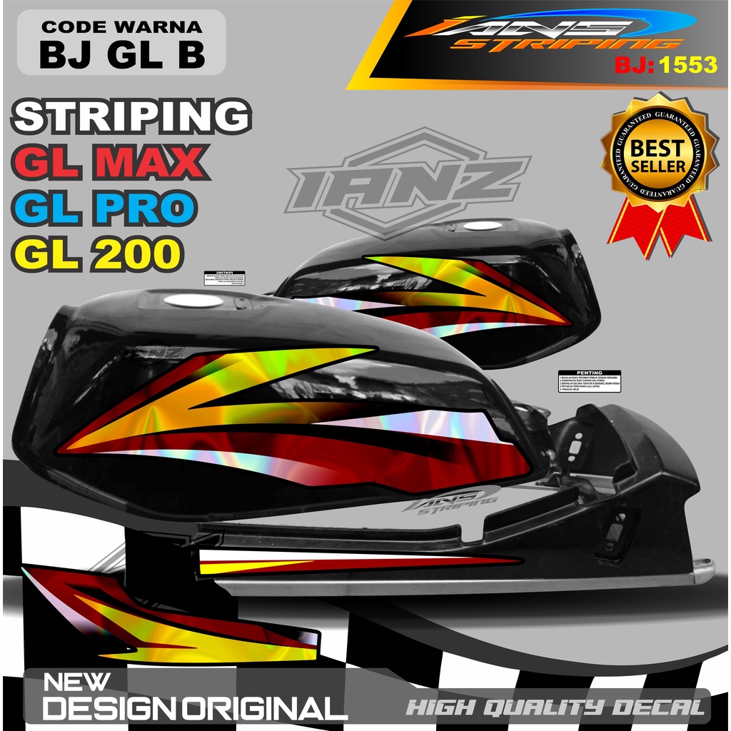 STRIPING GL PRO  / STRIPING GL PRO MAX VARIASI HOLOGRAM / STRIPING GL