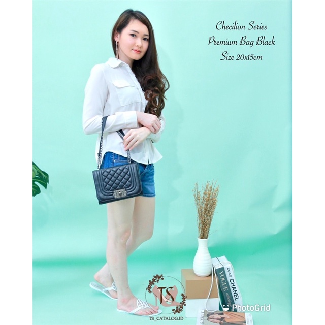 Tas Fashion Wanita Sling Bag Checilion BEST SELLER