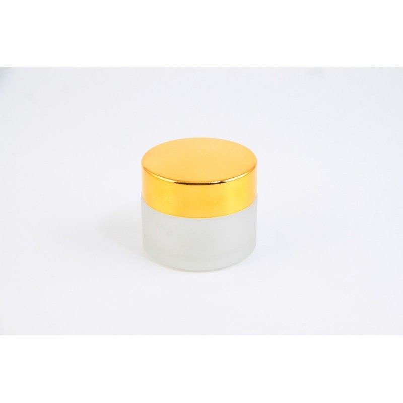 Pot jar kaca doff frosted wadah cream makeup