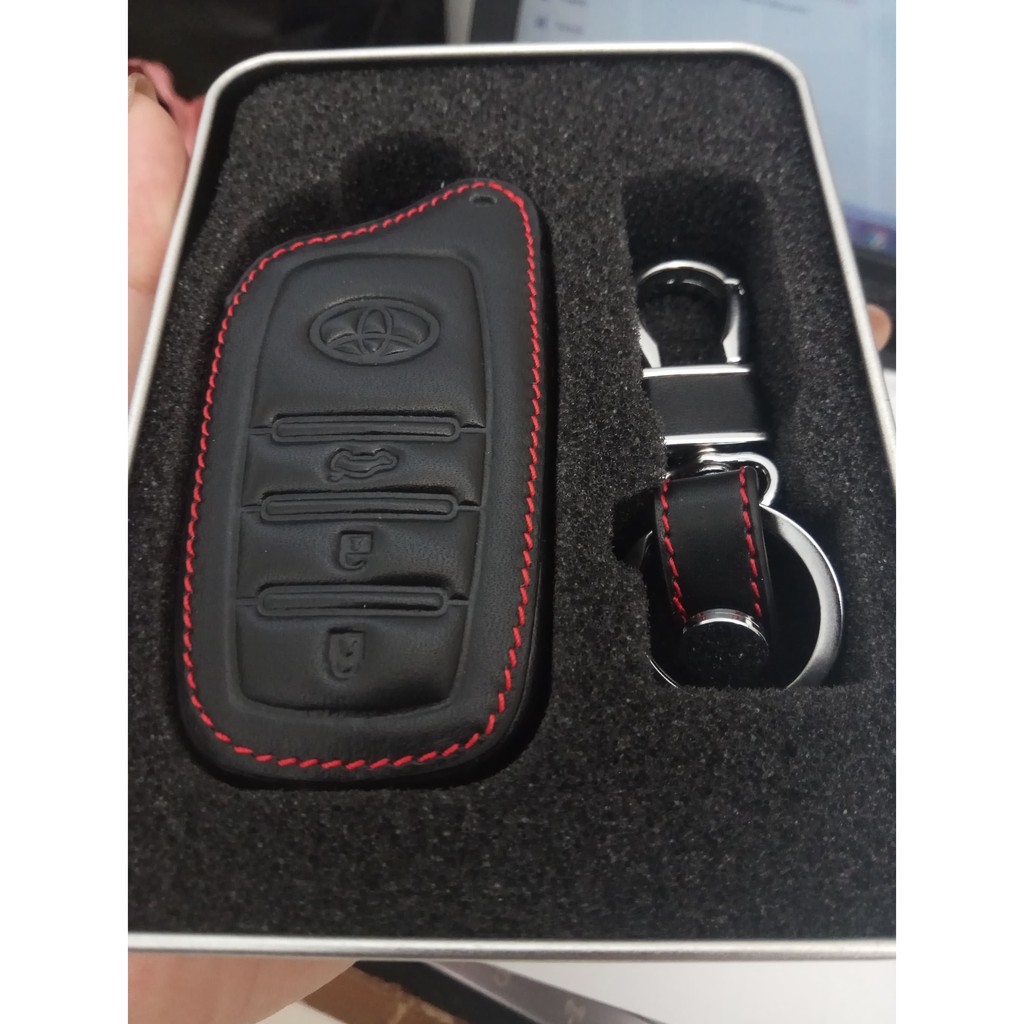 Leather Key Cover - Sarung Kunci Kulit All New Fortuner 2016 VRZ