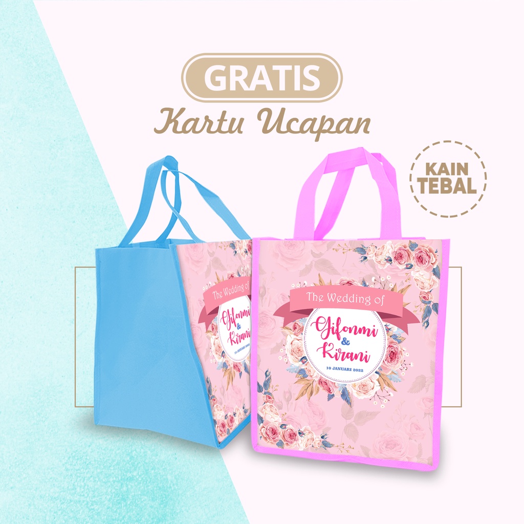 

Goodie Bag Custom / Tas Wedding / Tas Nikah / Tas Bridesmaid / Tas Pernikahan / Tas Hajatan