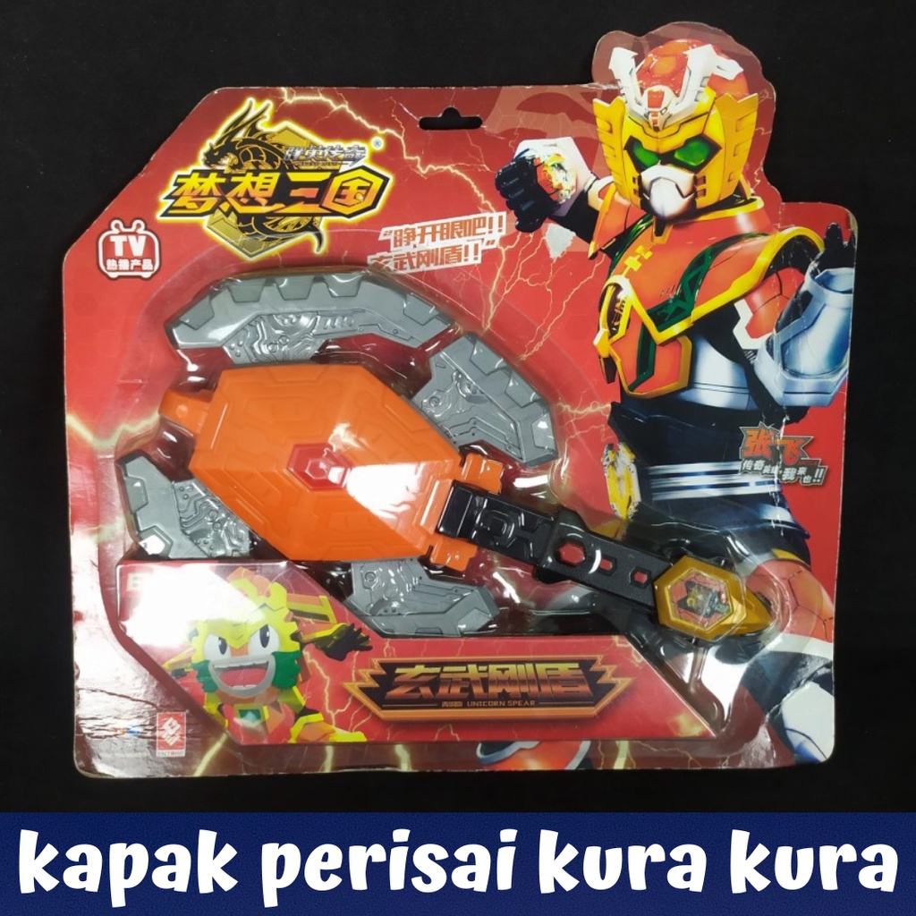 Mainan anak legend hero senjata kapak perisai kura kura jangbi lite edition plastik versi china