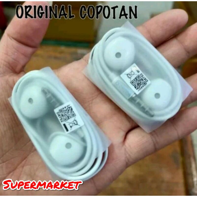 Handset Handsfree Earphone Oppo A5 2020 A9 2020 Reno 2 Ori Copotan