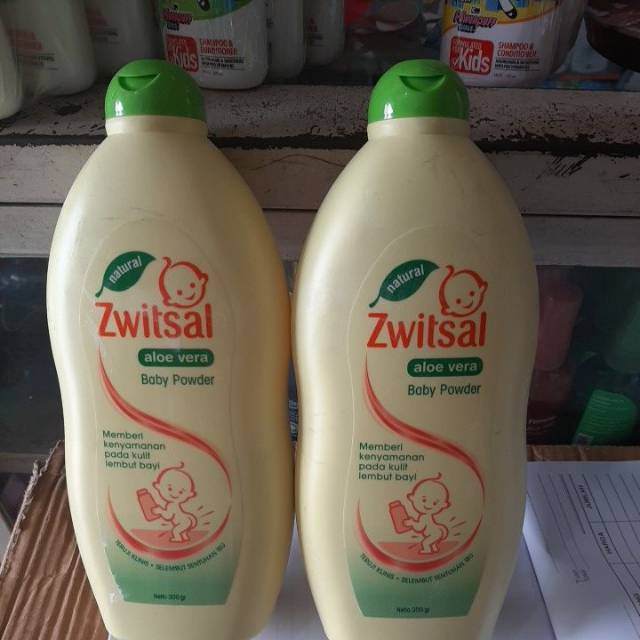 Zwitsal baby powder aloe vera 300gr