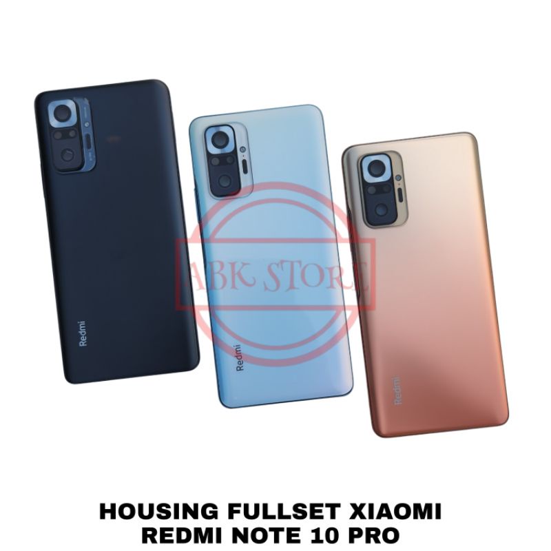 BACK CASING - KESING - HOUSING FULLSET XIAOMI REDMI NOTE 10 PRO BACKCOVER BACKDOOR