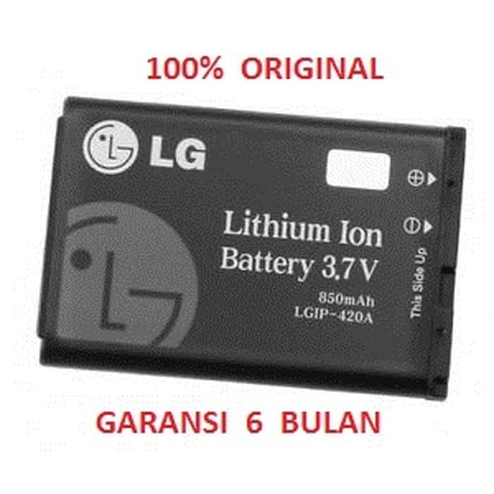 100% ORIGINAL Battery LG LGIP-420A / AX275- AX300- AX380- AX500- CU515
